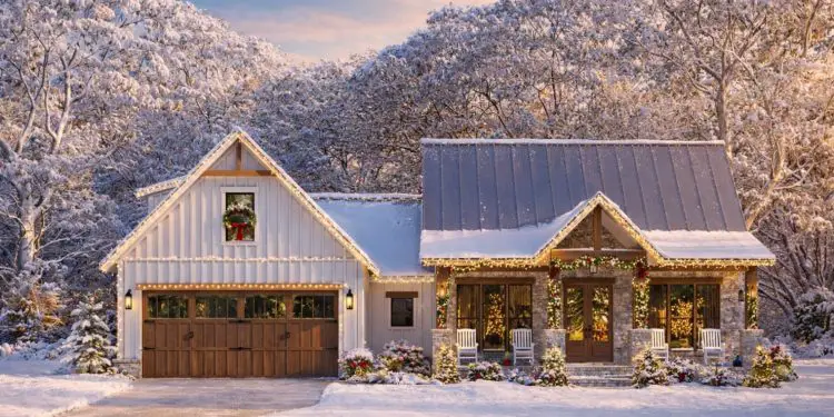 Charming 1,793 Sq Ft Modern Farmhouse with 3 Bedrooms, 2.5 Baths, and Open Living