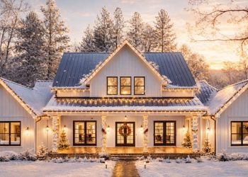 4-Bedroom Modern Farmhouse with Outdoor Kitchen – 3,003 Sq Ft | 4.5 Baths, Office, Bonus & Spacious Porches