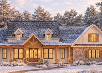 2290 Sq Ft Modern Farmhouse with 3 Bedrooms, 2.5 Baths, and Inviting Open Living