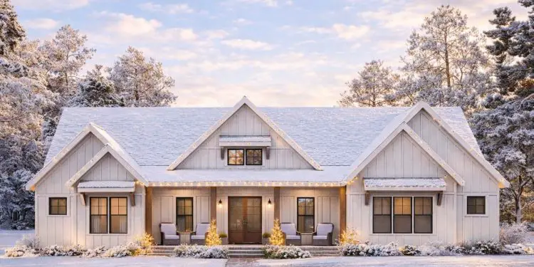 2594 Sq Ft Modern Farmhouse with 4 Bedrooms, 3.5 Baths, and a Smart Family-Friendly Layout