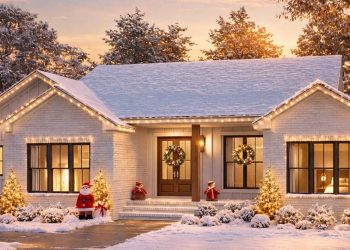 1,597 Sq Ft Modern Farmhouse Plan – 3 Beds, 2.5 Baths, Open Living & Front/Rear Porches