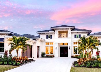 4,068 Sq Ft One-Level Beach House Plan – 4 Beds, 4.5 Baths, Open Concept & Lanai Living