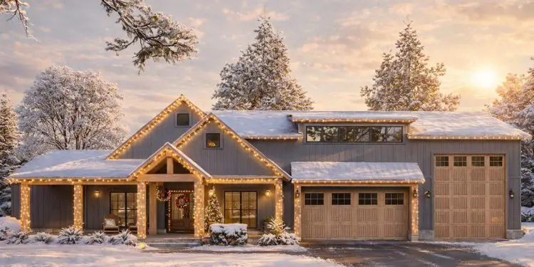 2,556 Sq Ft Barndominium Plan – 4 Beds, 2.5 Baths, Open Living & Rustic Modern Style