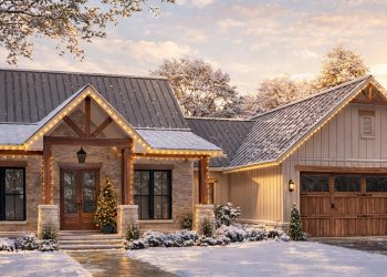 1,698 Sq Ft Modern Farmhouse – 3 Beds, 2.5 Baths & Open Family Layout