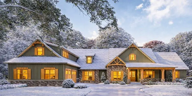 5098 Sq Ft Country Ranch with Rear Porch, Bonus Room, and Luxury Family Living