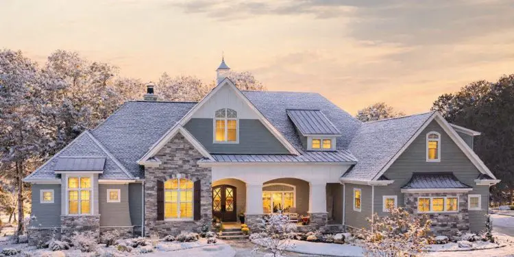 4186 Sq Ft Hillside Walkout Craftsman with Sunroom Off Master Suite, Screened Porch & Bonus Space