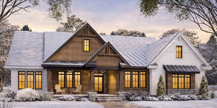 2563 Sq Ft Transitional Farmhouse with Private Master Suite, Open Living & Bonus Space