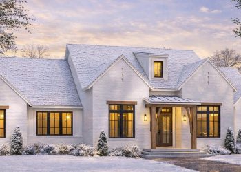 2626 Sq Ft French Country Ranch with 4 Bedrooms, 3.5 Baths, Bonus Room & Side-Entry Garage