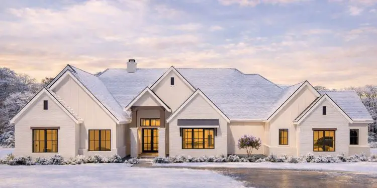 4683 Sq Ft New American House with Guest Suite, Office, Game Room & Open Living