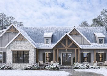 2694 Sq Ft Modern Farmhouse with 4–5 Bedrooms, Bonus Expansion, and Big Front & Back Porches
