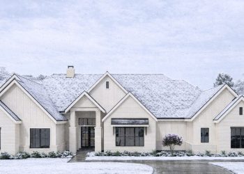 4683 Sq Ft New American Ranch with Guest Suite, Office, Game Room & Open Living