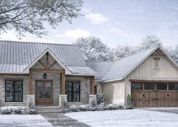 1698 Sq Ft Craftsman Ranch with 3 Bedrooms, 2.5 Baths & Front Porch