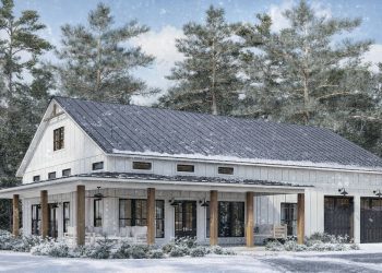 2000 Sq Ft Barndominium with 3 Bedrooms, 2.5 Baths & Open Living