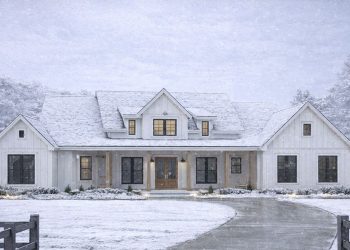 2500 Sq Ft Modern Farmhouse with 4 Bedrooms, 3.5 Baths & 3-Car Garage