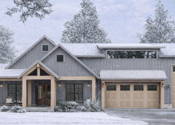 2556 Sq Ft Barndominium with 4 Bedrooms, 2.5 Baths & Open Living