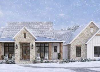 2278 Sq Ft Modern Farmhouse with 3 Bedrooms, 3.5 Baths & Open Living