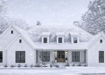 3240 Sq Ft Modern Farmhouse with 4 Bedrooms, 3.5 Baths, Open Living & Side Garage