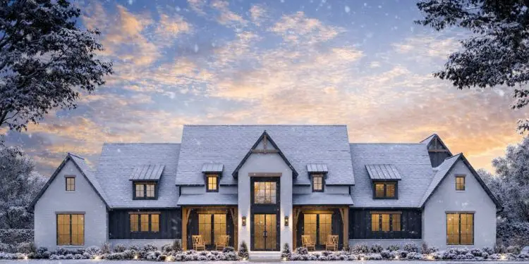 3877 Sq Ft Modern Farmhouse with Outdoor Kitchen, Fireplace, 4 Bedrooms & Bonus Space