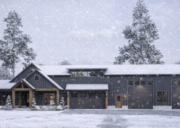 2631 Sq Ft Barndominium with 4 Bedrooms, 2.5 Baths, Bonus Space & Covered Porches