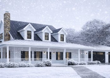 3416 Sq Ft Farmhouse with 4 Bedrooms, 4 Baths, Bonus Loft & Covered Porches