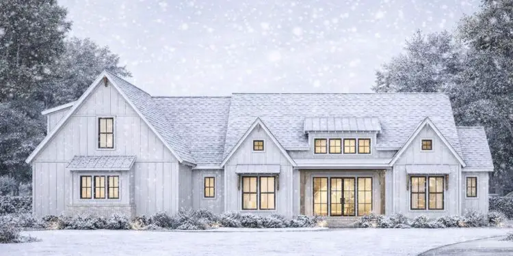 2578 Sq Ft Modern Farmhouse with 4 Bedrooms, 3 Baths & Optional Bonus Room