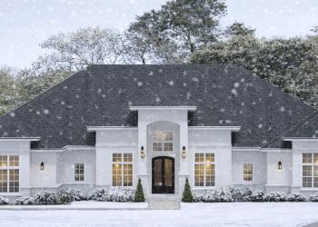 5038 Sq Ft Transitional Home with 5 Bedrooms, 5.5 Baths, Outdoor Living & 3-Car Garage