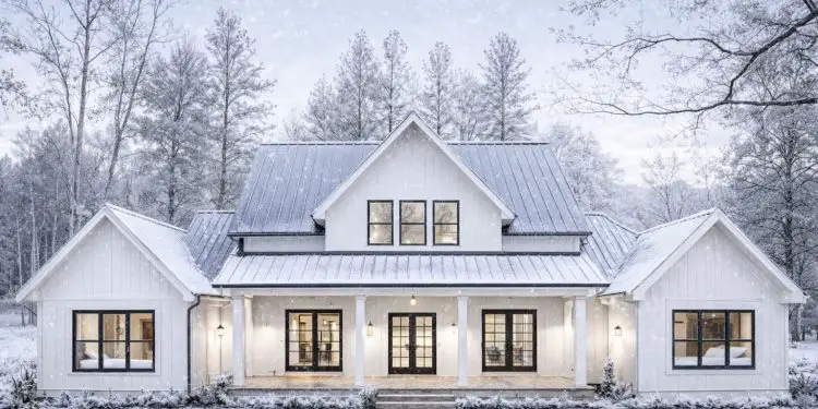 3003 Sq Ft Modern Farmhouse with 4 Bedrooms, 3.5 Baths & Outdoor Kitchen