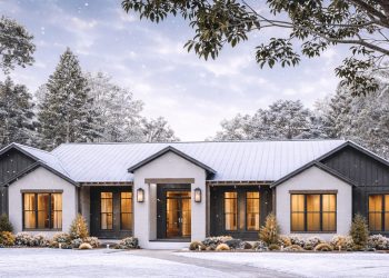 3340 Sq Ft Modern Transitional Home with Vaulted Living, Outdoor Spaces & 3-Car Garage