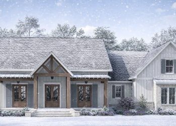 2843 Sq Ft Modern Farmhouse with 3 Bedrooms, 3.5 Baths & Covered Outdoor Living