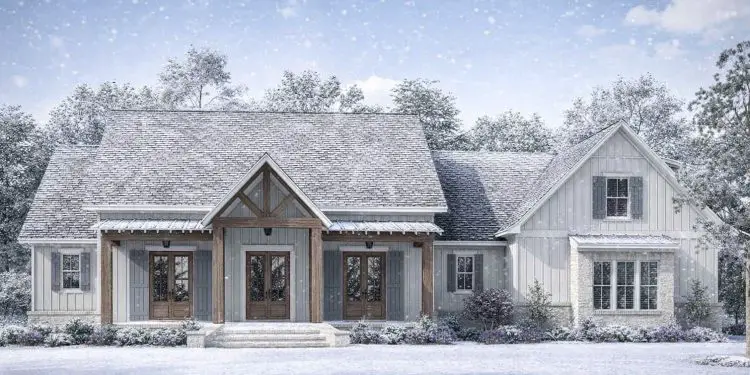 2843 Sq Ft Modern Farmhouse with 3 Bedrooms, 3.5 Baths & Covered Outdoor Living