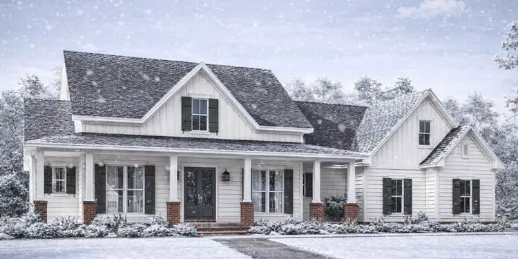 2469 Sq Ft Country Home with 3 Bedrooms, 2 Baths & Covered Front and Rear Porches