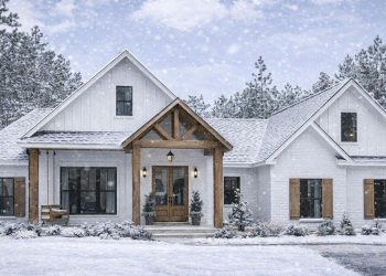 2373 Sq Ft French Country Home with 4–5 Bedrooms and 2.5 Baths