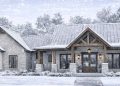 2454 Sq Ft Modern Farmhouse with 3 Bedrooms, 2.5 Baths & Covered Porch Living