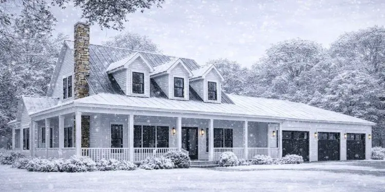 3416 Sq Ft Farmhouse with 4 Bedrooms, 4 Baths & 4-Car Garage