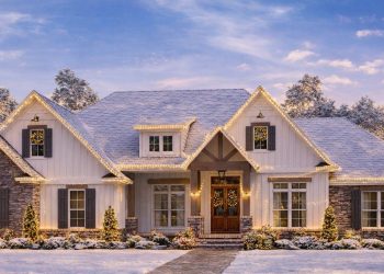 2589 Sq Ft Open-Concept 4-Bed Craftsman Home with Bonus Over Garage