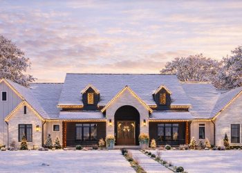 4187 Sq Ft Modern Farmhouse with 4 Bedrooms, 5 Baths & Expansive Outdoor Living