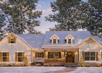 3369 Sq Ft Modern Farmhouse with 4 Bedrooms, 3 Baths & Covered Outdoor Living