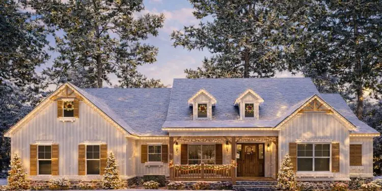 3369 Sq Ft Modern Farmhouse with 4 Bedrooms, 3 Baths & Covered Outdoor Living