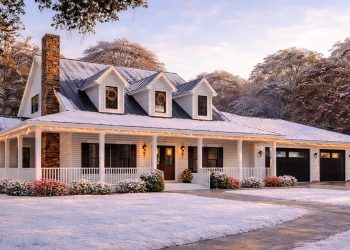 3416 Sq Ft Farmhouse with 4 Bedrooms, 4 Baths & 4-Car Garage