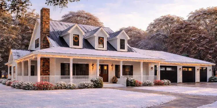 3416 Sq Ft Farmhouse with 4 Bedrooms, 4 Baths & 4-Car Garage